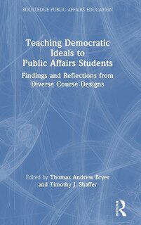 Couverture_Teaching Democratic Ideals to Public Affairs Students