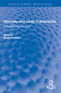 Front cover_Diversity and Unity in Education