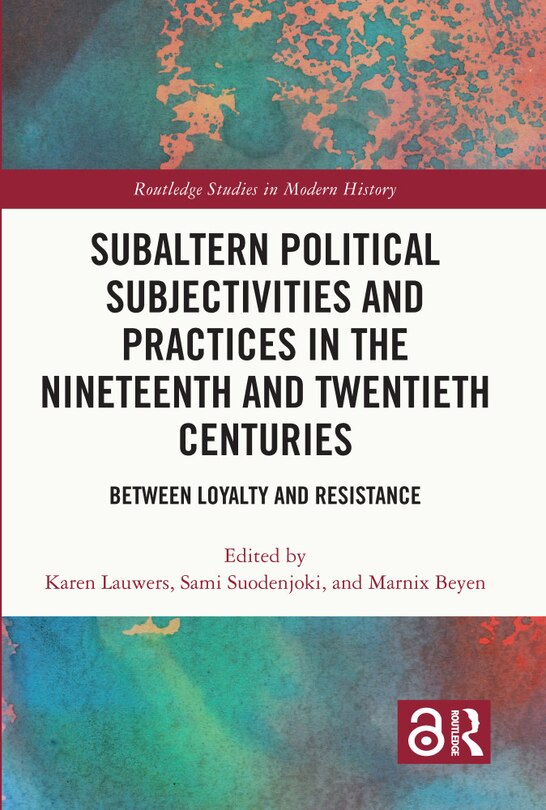 Front cover_Subaltern Political Subjectivities and Practices in the Nineteenth and Twentieth Centuries
