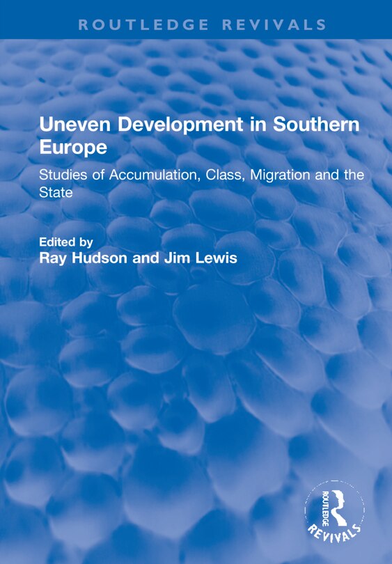 Couverture_Uneven Development In Southern Europe
