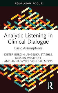 Front cover_Analytic Listening in Clinical Dialogue