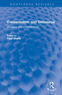 Front cover_Conversation And Discourse
