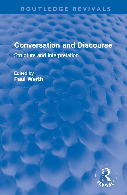 Front cover_Conversation And Discourse