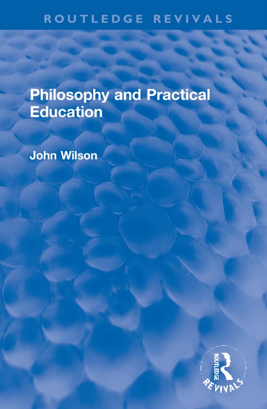 Couverture_Philosophy And Practical Education