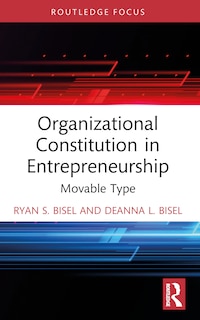 Front cover_Organizational Constitution in Entrepreneurship