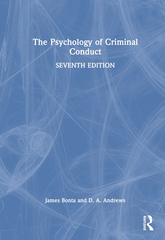 Front cover_The Psychology of Criminal Conduct