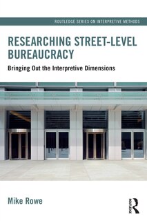Front cover_Researching Street-level Bureaucracy