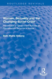 Front cover_Women, Sexuality and the Changing Social Order