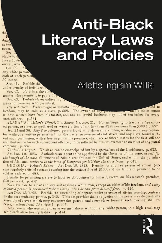 Front cover_Anti-Black Literacy Laws and Policies