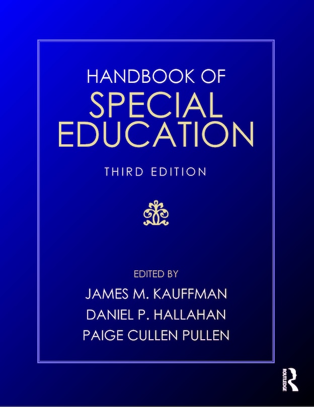 Front cover_Handbook of Special Education