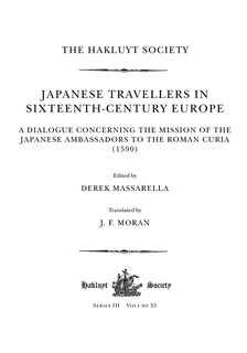 Front cover_Japanese Travellers In Sixteenth-century Europe