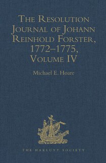 Front cover_The Resolution Journal Of Johann Reinhold Forster, 1772-1775