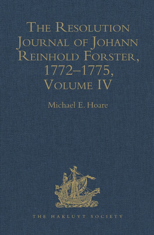 Front cover_The Resolution Journal Of Johann Reinhold Forster, 1772-1775