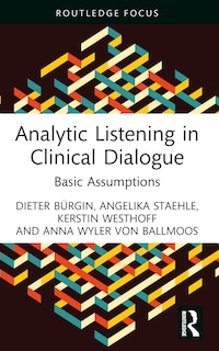 Front cover_Analytic Listening in Clinical Dialogue
