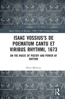 Couverture_Isaac Vossius's De poematum cantu et viribus rhythmi, 1673