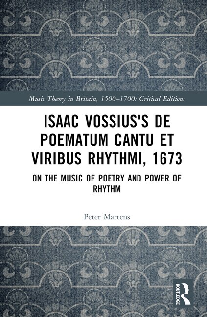 Couverture_Isaac Vossius's De poematum cantu et viribus rhythmi, 1673