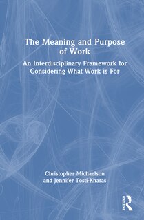 Couverture_The Meaning and Purpose of Work