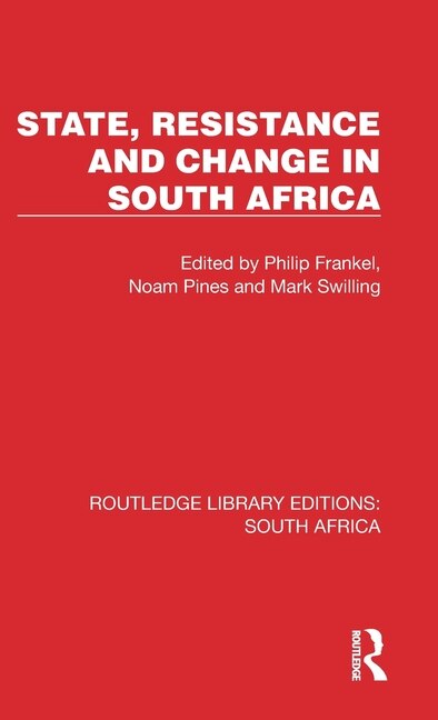 Couverture_State, Resistance and Change in South Africa