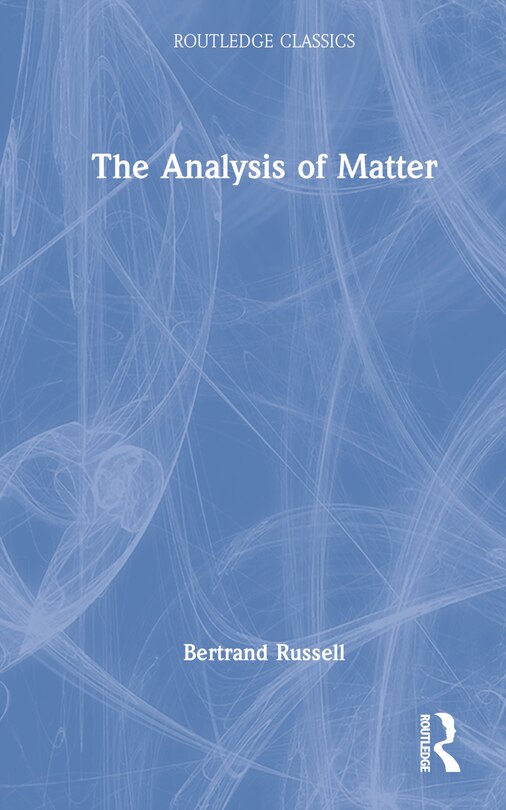 Front cover_The Analysis of Matter