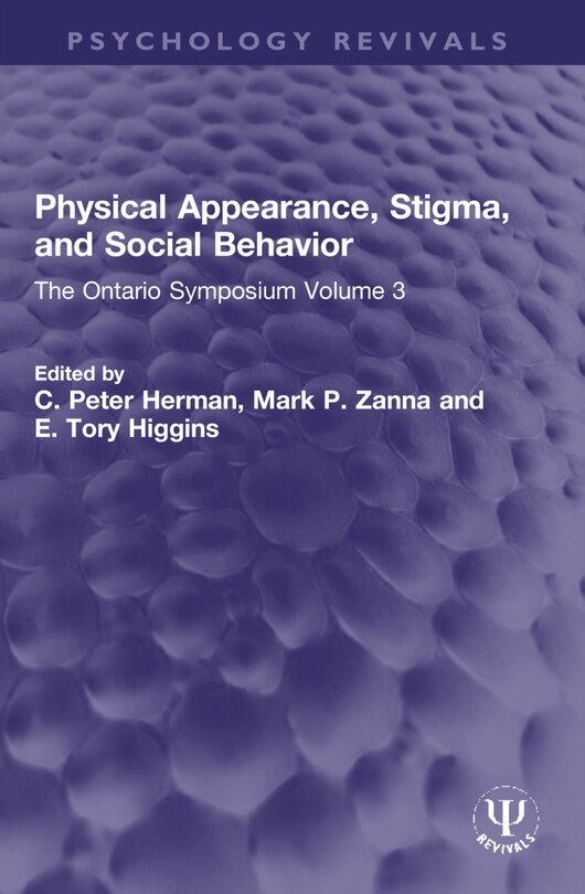 Front cover_Physical Appearance, Stigma, and Social Behavior
