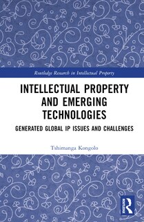 Front cover_Intellectual Property and Emerging Technologies