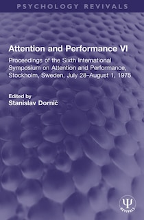 Front cover_Attention and Performance VI