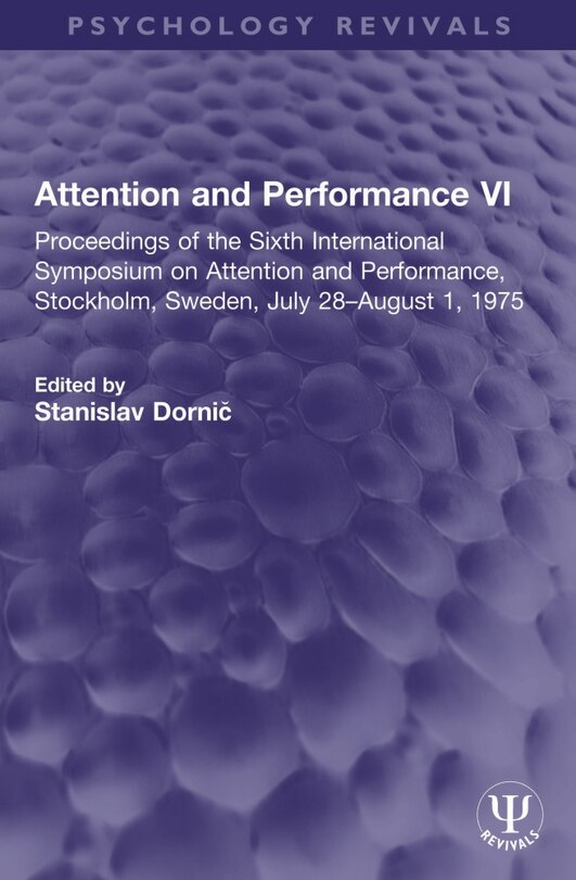 Front cover_Attention and Performance VI