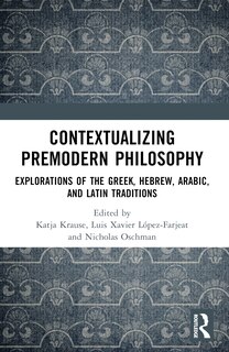 Front cover_Contextualizing Premodern Philosophy
