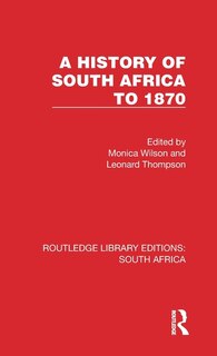 Front cover_A History of South Africa to 1870
