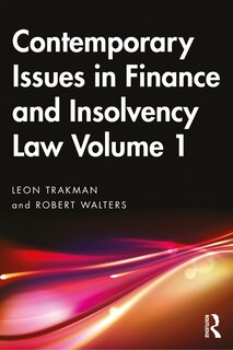 Front cover_Contemporary Issues in Finance and Insolvency Law Volume 1