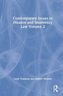 Front cover_Contemporary Issues In Finance And Insolvency Law Volume 2