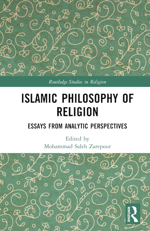 Front cover_Islamic Philosophy of Religion