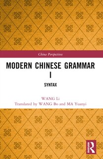 Front cover_Modern Chinese Grammar I