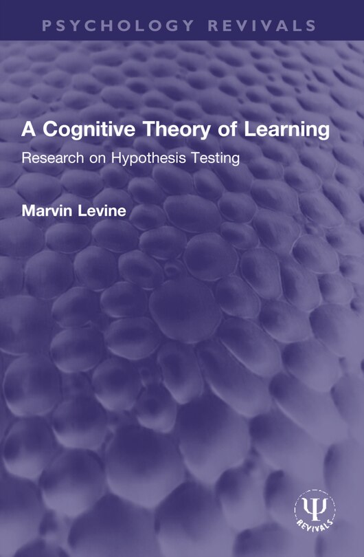 Couverture_A Cognitive Theory of Learning