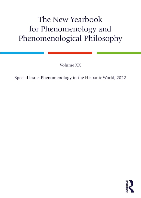 Front cover_The New Yearbook for Phenomenology and Phenomenological Philosophy