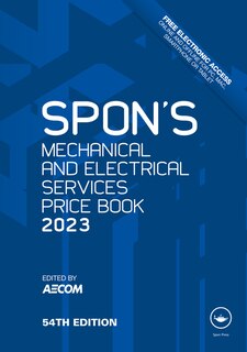 Front cover_Spon's Mechanical and Electrical Services Price Book 2023