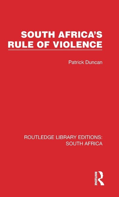 Couverture_South Africa's Rule of Violence