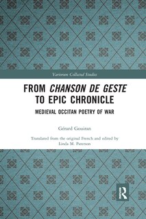 Front cover_From Chanson de Geste to Epic Chronicle