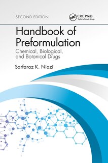 Front cover_Handbook of Preformulation