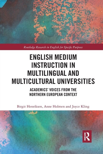 Front cover_English Medium Instruction in Multilingual and Multicultural Universities