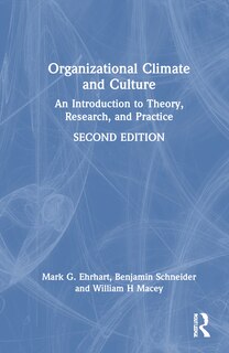 Front cover_Organizational Climate and Culture