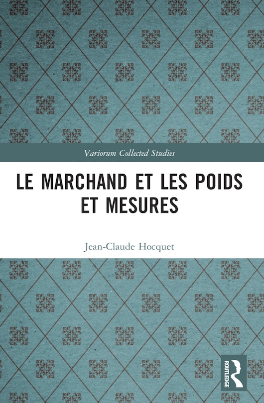 Front cover_Le marchand et les poids et mesures