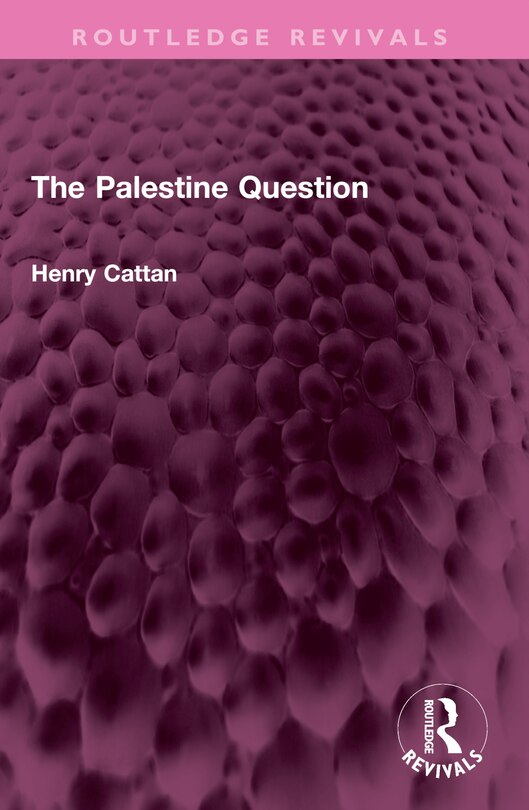 Front cover_The Palestine Question
