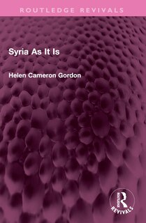 Front cover_Syria as It Is