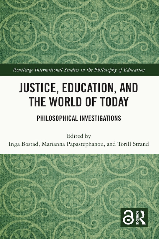 Front cover_Justice, Education, and the World of Today