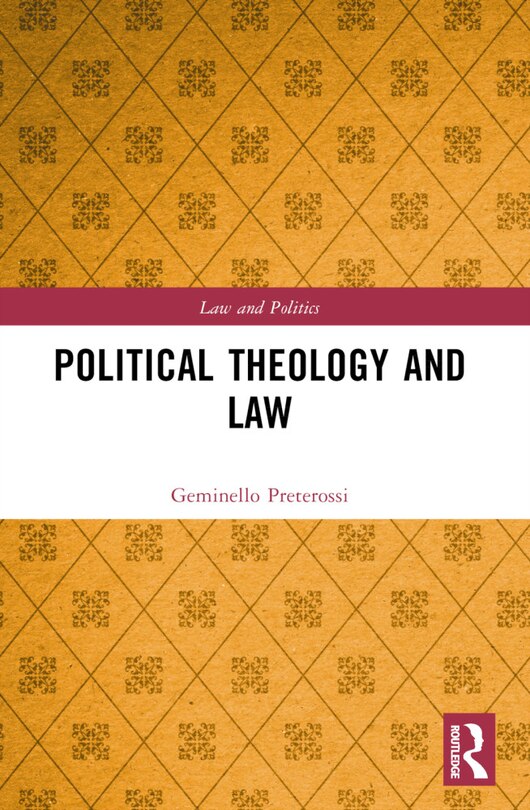 Front cover_Political Theology and Law