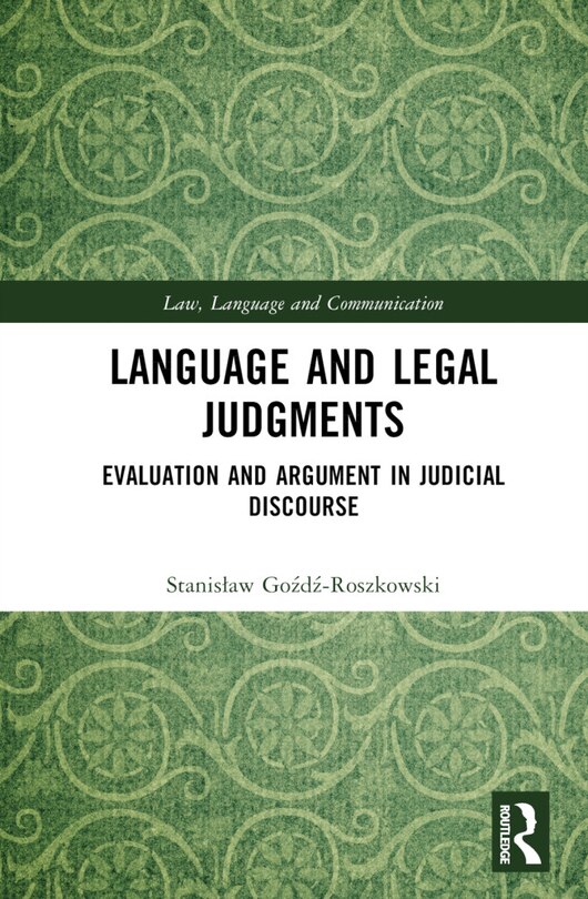 Front cover_Language and Legal Judgments
