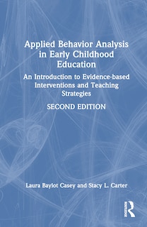 Front cover_Applied Behavior Analysis in Early Childhood Education