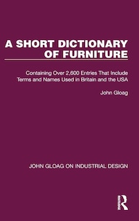 Couverture_A Short Dictionary of Furniture
