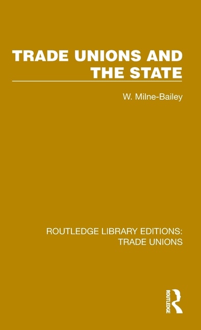 Couverture_Trade Unions and the State